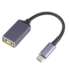 Load image into Gallery viewer, USB-C / Type-C Male to Square Plug Female Nylon Braided Adapter Cable for Lenovo, Square Port