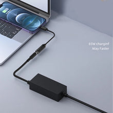 Load image into Gallery viewer, USB-C / Type-C Male to Square Plug Female Nylon Braided Adapter Cable for Lenovo, Square Port