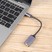 Load image into Gallery viewer, USB-C / Type-C Male to Square Plug Female Nylon Braided Adapter Cable for Lenovo, Square Port