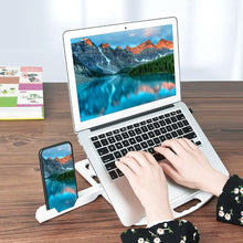 Load image into Gallery viewer, General-purpose Increased Heat Dissipation For Laptops Holder, Style: with Mobile Phone Holder with Rotation, Style: with Mobile Phone Holder with Rotation