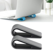 Load image into Gallery viewer, 2 PCS Simple Notebook Computer Bracket Adjustable Height Increase Heat Dissipation Base Pad Holder