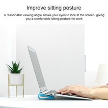 Load image into Gallery viewer, 2 PCS Simple Notebook Computer Bracket Adjustable Height Increase Heat Dissipation Base Pad Holder