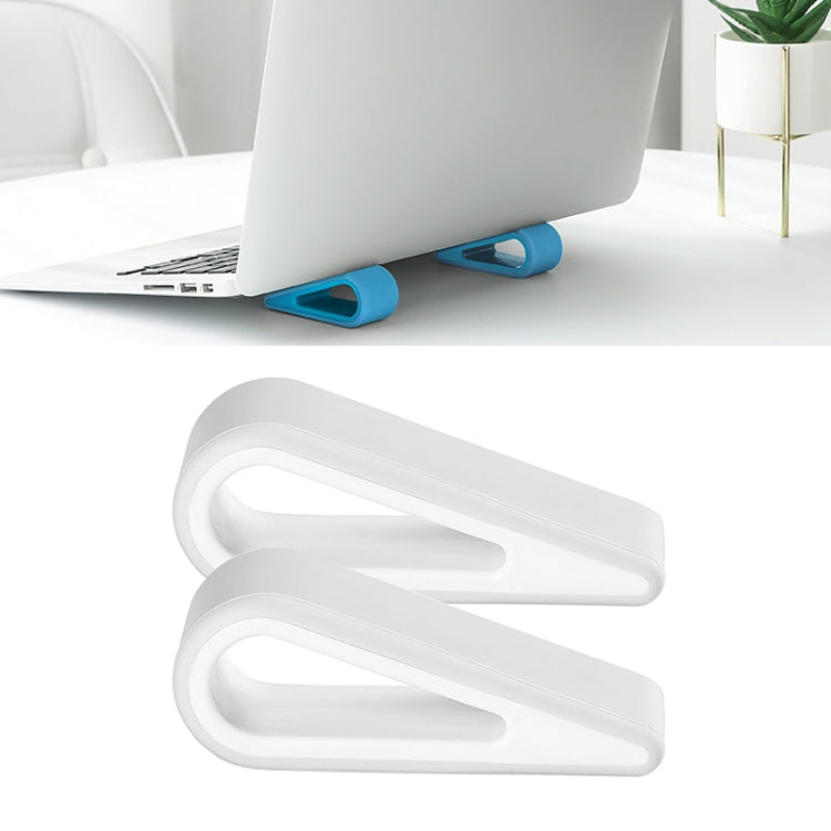 2 PCS Simple Notebook Computer Bracket Adjustable Height Increase Heat Dissipation Base Pad Holder