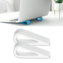 Load image into Gallery viewer, 2 PCS Simple Notebook Computer Bracket Adjustable Height Increase Heat Dissipation Base Pad Holder