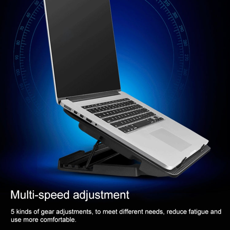 ICE COOREL Notebook Computer Base Silent Six-fan Cooling Holder Heat Sink, Style: Ordinary, Style: Ordinary