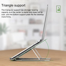 Load image into Gallery viewer, Portable Adjustable Laptop Stand Desktop Lifting Height Increase Rack Folding Heat Dissipation Holder, Style: Fan, Style: Fan