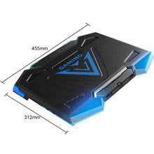 Load image into Gallery viewer, dual USB Ports Five-core Radiator Notebook Computer  Holder