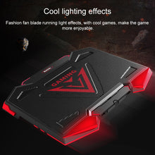 Load image into Gallery viewer, dual USB Ports Five-core Radiator Notebook Computer  Holder