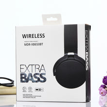 Load image into Gallery viewer, MDR-XB650BT Headband Folding Stereo Wireless Bluetooth Headphone Headset, Support 3.5mm Audio Input &amp; Hands-free Call