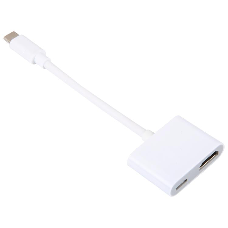 USB-C/Type-C to HDMI+USB-C/Type-C Video Converter, Type-C 4K/30HZ