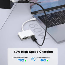 Load image into Gallery viewer, USB-C/Type-C to HDMI+USB-C/Type-C Video Converter, Type-C 4K/30HZ