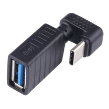 Load image into Gallery viewer, USB-C / Type-C Male to USB 3.0 Female U-shaped Elbow OTG Adapter, Type-C to USB 3.0