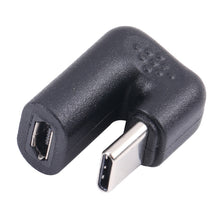 Load image into Gallery viewer, U-shaped USB-C / Type-C Male to Micro USB Female Adapter, Type-C to Micro USB