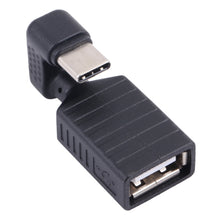 Load image into Gallery viewer, USB-C / Type-C Male to USB 2.0 Female U-shaped Elbow OTG Adapter, Type-C to USB 2.0