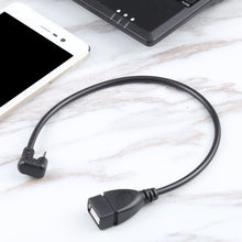 Load image into Gallery viewer, U-shaped Micro USB Male to USB 2.0 Female OTG Data Cable, Micro USB to USB 2.0