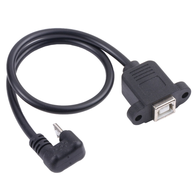 Micro USB Male to B-type Square Print Port Female Connector Cable, Micro USB to B-type Square
