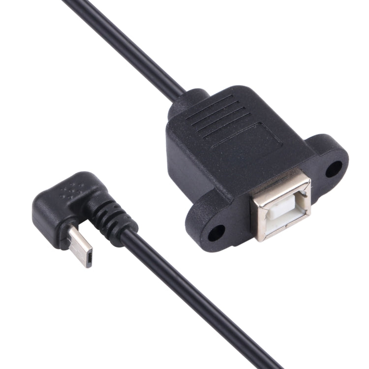 Micro USB Male to B-type Square Print Port Female Connector Cable, Micro USB to B-type Square
