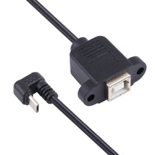 Load image into Gallery viewer, Micro USB Male to B-type Square Print Port Female Connector Cable, Micro USB to B-type Square