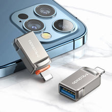Load image into Gallery viewer, MCDODO USB 3.0 Female to 8 Pin Male OTG Converter USB Flash Disk