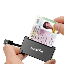 Load image into Gallery viewer, ROCKETEK SCR3 CAC ID SIM Chip Smart Card Reader, SCR3