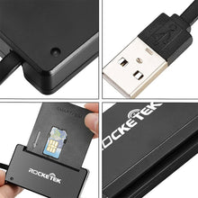 Load image into Gallery viewer, ROCKETEK SCR3 CAC ID SIM Chip Smart Card Reader, SCR3
