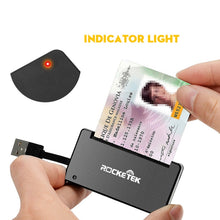 Load image into Gallery viewer, ROCKETEK SCR3 CAC ID SIM Chip Smart Card Reader, SCR3