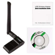 Load image into Gallery viewer, EDUP EP-AC1635 600Mbps Dual Band Wireless 11AC USB Ethernet Adapter 2dBi Antenna for Laptop / PC, EP-AC1635