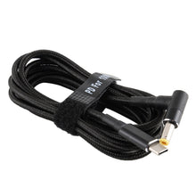 Load image into Gallery viewer, PD 100W 5.5 x 2.5mm Male Elbow to USB-C / Type-C Male Nylon Weave Power Charge Cable, Cable Length: 1.7m, 5.5x2.5mm to Type-C