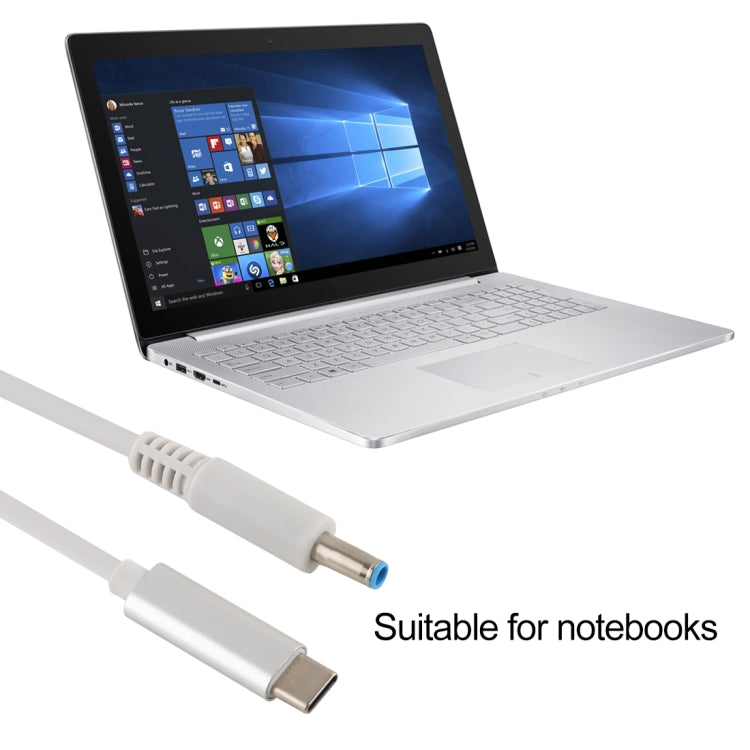 For HP USB-C / Type-C to 7.4 x 0.6mm Laptop Power Charging Cable, Cable Length: about 1.5m, Type-C to 7.4 x 0.6mm