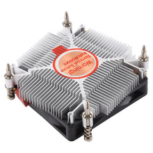 Load image into Gallery viewer, CoolerAge 1155-1U DC 12V 2000PRM 30.5cfm Copper Core Heatsink Hydraulic Bearing Cooling Fan CPU Cooling Fan for Intel 1150 1156 1151, 1155-1U Copper Core