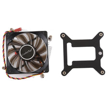 Load image into Gallery viewer, CoolerAge 1155-1U DC 12V 2000PRM 30.5cfm Copper Core Heatsink Hydraulic Bearing Cooling Fan CPU Cooling Fan for Intel 1150 1156 1151, 1155-1U Copper Core