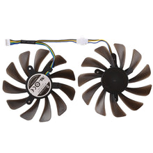 Load image into Gallery viewer, DC 12V 4 Pin VGA Graphics Card Cooling Fan for Zotac Geforce GTX 1080 Ti GTX 1080Ti AMP Edition, Diameter: 95mm, Pairs, Diameter: 95mm