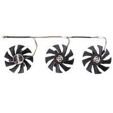 Load image into Gallery viewer, 3 PCS Graphics Card Cooling Fan for Zotac GTX 1070-8GD5 X-OC, Diameter: 85mm, 0.5A Diameter: 9.5mm(3 PCS)