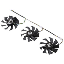 Load image into Gallery viewer, 3 PCS Graphics Card Cooling Fan for Zotac GTX 1070-8GD5 X-OC, Diameter: 85mm, 0.5A Diameter: 9.5mm(3 PCS)