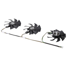 Load image into Gallery viewer, 3 PCS Graphics Card Cooling Fan for Zotac GTX 1070-8GD5 X-OC, Diameter: 85mm, 0.5A Diameter: 9.5mm(3 PCS)