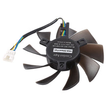 Load image into Gallery viewer, T129215SU 4 Pin Two Ball-Bearing Replace Cooling Fan for MSI Gigabyte GTX 1060 RX 480 460 570 580 R9 290X RX 550 Card Cooler Fan, Diameter: 85mm, 4 Pin Male