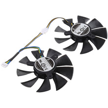 Load image into Gallery viewer, DC 12V 0.5A 4 Pin Female Original Desktop Computer Radiator Cooling Fan CPU Cooling Fan, Diameter: 8.5mm, Pairs, 0.5A Diameter: 8.5mm(Original)