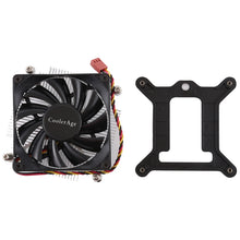 Load image into Gallery viewer, CoolAge 1155-1U DC 12V 2000PRM 30.5cfm Aluminum Heatsink Hydraulic Bearing Cooling Fan CPU Cooling Fan for Intel 1150 1156 1151, 1155-1U Aluminum