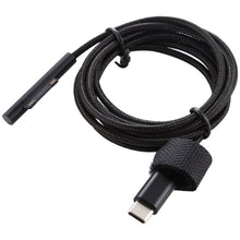 Load image into Gallery viewer, USB-C / Type-C to 6 Pin Nylon Male Power Cable for Microsoft Surface Pro 3 / 4 / 5 / 6 Laptop Adapter, Cable Length: 1.5m, for Microsoft Surface Pro 3 / 4 / 5 / 6