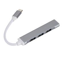 Load image into Gallery viewer, C809 USB 3.0 x 1 + USB 2.0 x 3 to USB-C / Type-C Multi-function Splitter HUB Adapter, C809