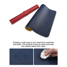 Load image into Gallery viewer, BUBM Multifunction Super Large Non-slip PU Leather Single-sided Mouse Pad Office Desk Mat, Size: 60 x 30cm, 60 x 30cm