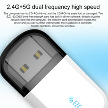 Load image into Gallery viewer, EZCast EZC-5200BS 600Mbps Dual Band WiFi + Bluetooth USB 2.0 Wireless Adapter