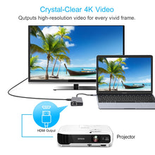 Load image into Gallery viewer, 8 in 1 Type-C to HDMI + USB 3.0 + USB 3.0 + Type-C + LAN + VGA + TF/SD Card Reader Adapter
