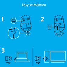 Load image into Gallery viewer, Logitech M330 Wireless Optical Mute Mouse with Micro USB Receiver