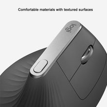 Load image into Gallery viewer, Logitech MX Vertical 4000DPI USB-C / Type-C + Unifying + Bluetooth Three-mode Ergonomic Wireless Vertical Optical Mouse, MX Vertical