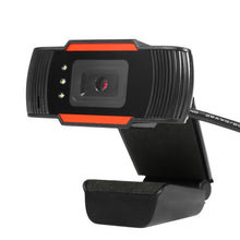 Load image into Gallery viewer, A870C3 480P Webcam USB Plug Computer Web Camera with Sound Absorption Microphone &amp; 3 LEDs, Cable Length: 1.4m, A870C3 (Orange)