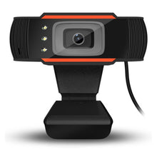 Load image into Gallery viewer, A870C3 480P Webcam USB Plug Computer Web Camera with Sound Absorption Microphone &amp; 3 LEDs, Cable Length: 1.4m, A870C3 (Orange)