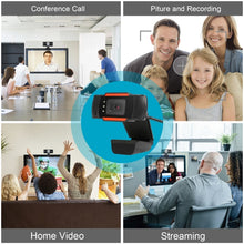 Load image into Gallery viewer, A870C3 480P Webcam USB Plug Computer Web Camera with Sound Absorption Microphone &amp; 3 LEDs, Cable Length: 1.4m, A870C3 (Orange)