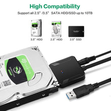 Load image into Gallery viewer, Professional SATA to USB 3.0 Cable Adapter 2.5 / 3.5 inch SSD Hard Drive Expanding Connector, 2.5 / 3.5 inch