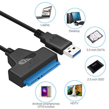 Load image into Gallery viewer, Professional SATA to USB 3.0 Cable Adapter 2.5 inch SSD Hard Drive Expanding Connector, 2.5 inch